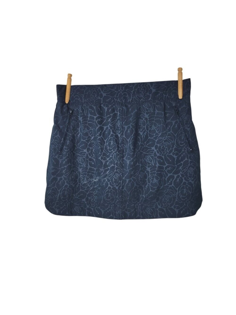 Orvis Skort Womens Size Medium Stretch Skirt Shorts Lined Zip Pockets Hiking
